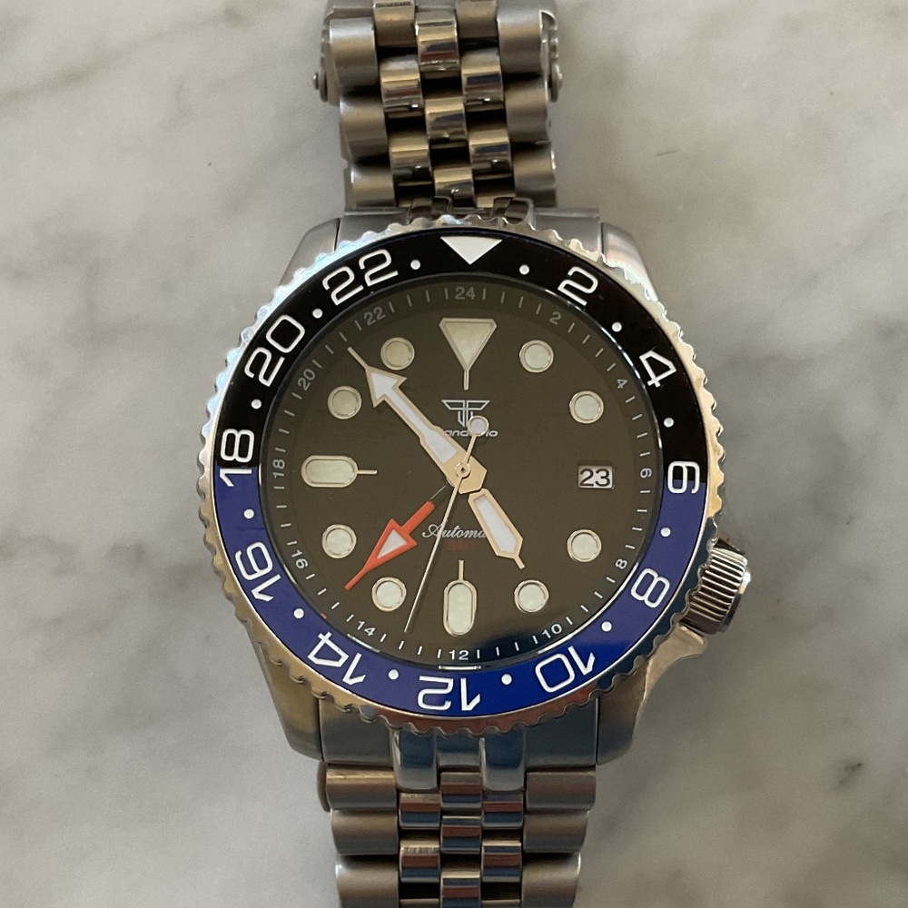 Tandorio SKX GMT homage dive watch